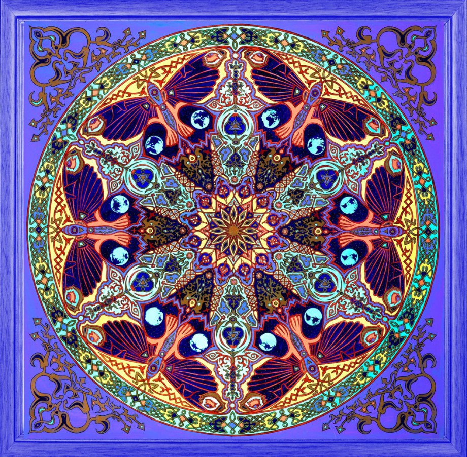 Worlds Most Famous Mandala by Mandala Artist Stephen Meakin - Christian Mandala Art